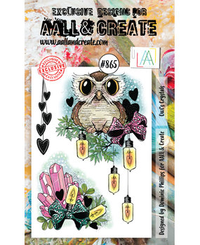 Aall and Create Stamp Set A6 Owl's Crystals (AALL-TP-865) (DISCONTINUED)