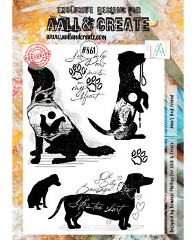 Aall and Create Stamp Set A4 Man's Best Friend (AALL-TP-861) (DISCONTINUED)