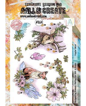 Aall and Create Stamp Set A4 Crystal Wood (AALL-TP-864) (DISCONTINUED)