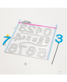 Heffy Doodle Birthday Number Dies (HFD0488) (OUTLET)