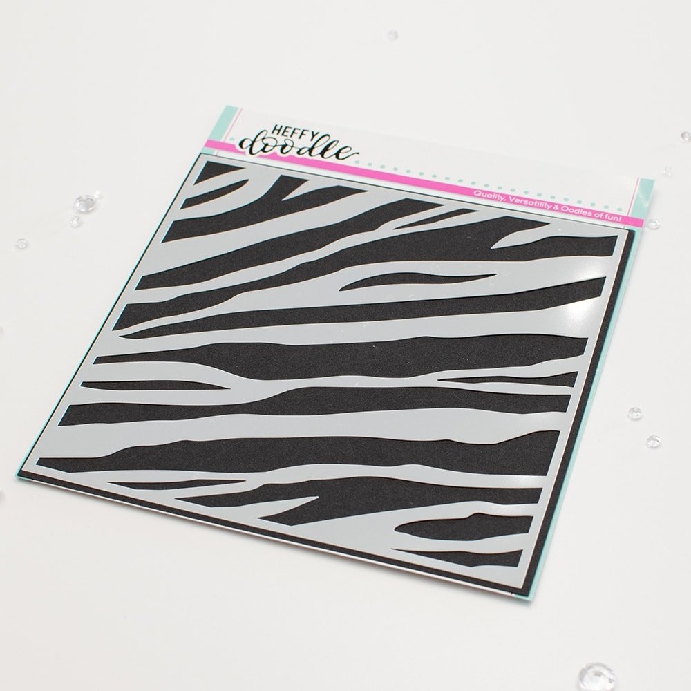Heffy Doodle Zebra Stripe Stencil (HFD0489) (OUTLET) Heffy Doodle Zebra Stripe Stencil (HFD0489) (OUTLET)