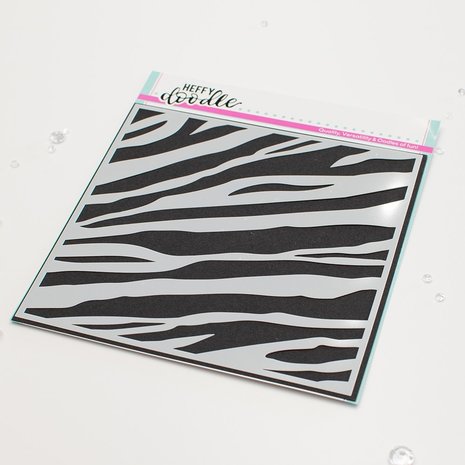 Heffy Doodle Zebra Stripe Stencil (HFD0489) (OUTLET) Heffy Doodle Zebra Stripe Stencil (HFD0489) (OUTLET)