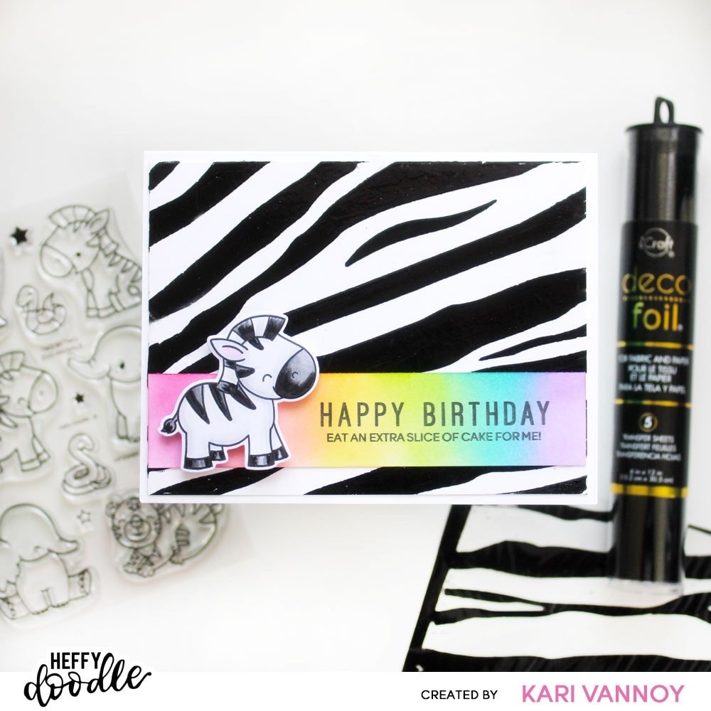 Heffy Doodle Zebra Stripe Stencil (HFD0489) (OUTLET) Heffy Doodle Zebra Stripe Stencil (HFD0489) (OUTLET)