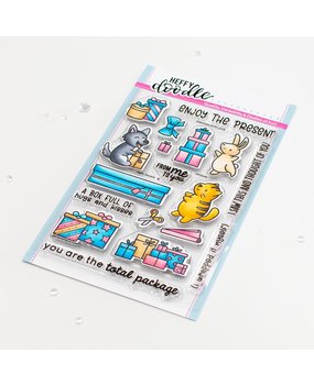 Heffy Doodle Wrapped With Love Clear Stamps (HFD0491) (OUTLET)