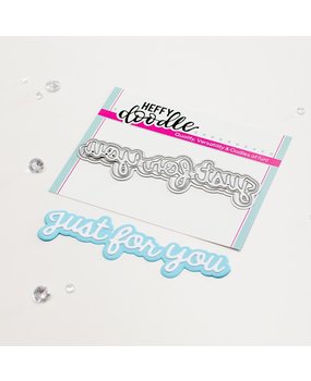 Heffy Doodle Just For You Shadow Heffy Cuts Dies (HFD0496) (OUTLET)