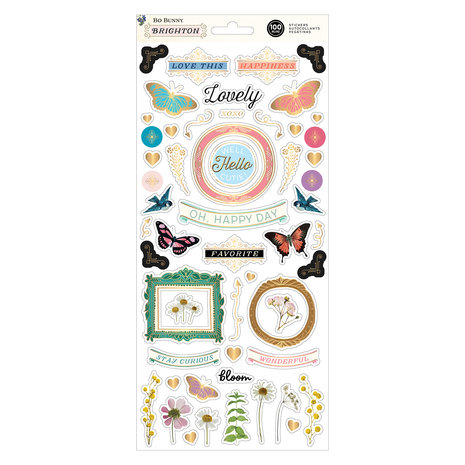 American Crafts Bo Bunny Brighton Stickers (100pcs) (34013982) (OUTLET) American Crafts Bo Bunny Brighton Stickers (100pcs) (34013982) (OUTLET)