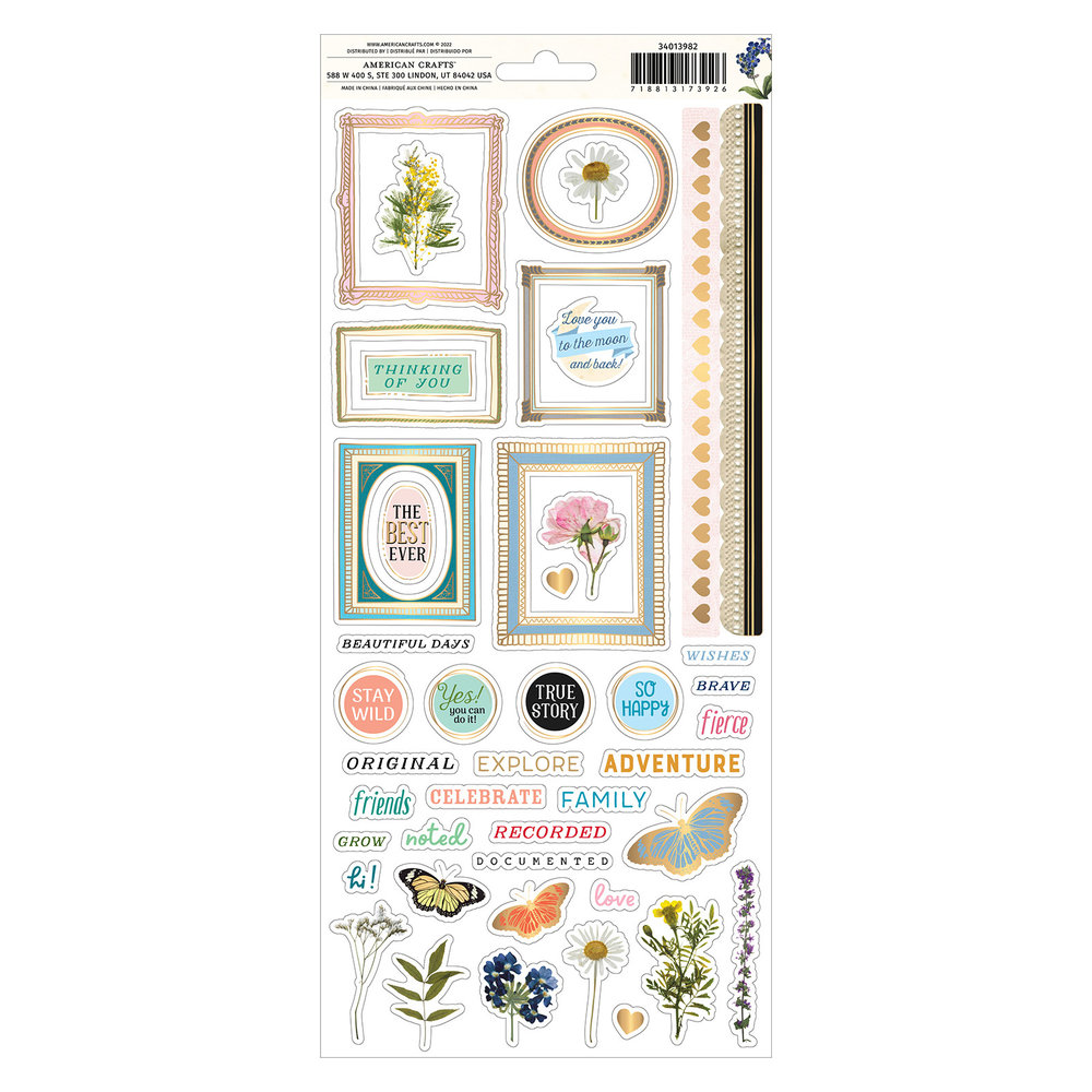 American Crafts Bo Bunny Brighton Stickers (100pcs) (34013982) (OUTLET) American Crafts Bo Bunny Brighton Stickers (100pcs) (34013982) (OUTLET)