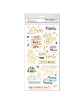 American Crafts Thickers Gingham Garden Happy Life (65pcs) (34014016) (OUTLET) American Crafts Thickers Gingham Garden Happy Life (65pcs) (34014016) (OUTLET)