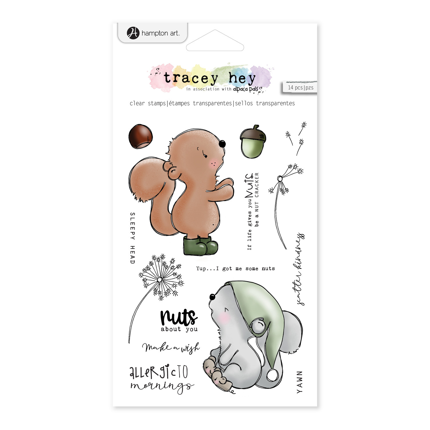 Hampton Art Tracey Hey Clear Stamps Nuts About Your (14pcs) (SC1032-HL) -  Craftlines B.V.