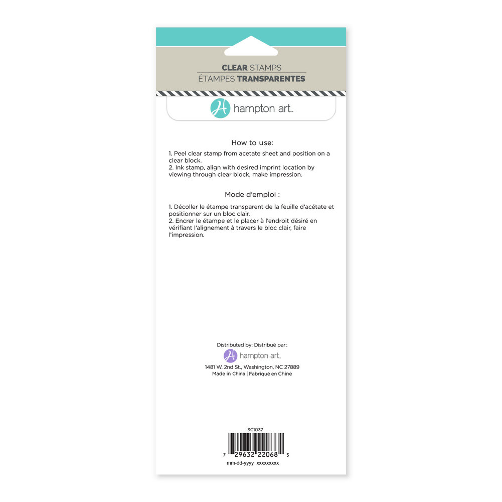 American Crafts Hampton Art Clear Stamps Just a Note to Say (16pcs) (SC1037-HL) (OUTLET) American Crafts Hampton Art Clear Stamps Just a Note to Say (16pcs) (SC1037-HL) (OUTLET)