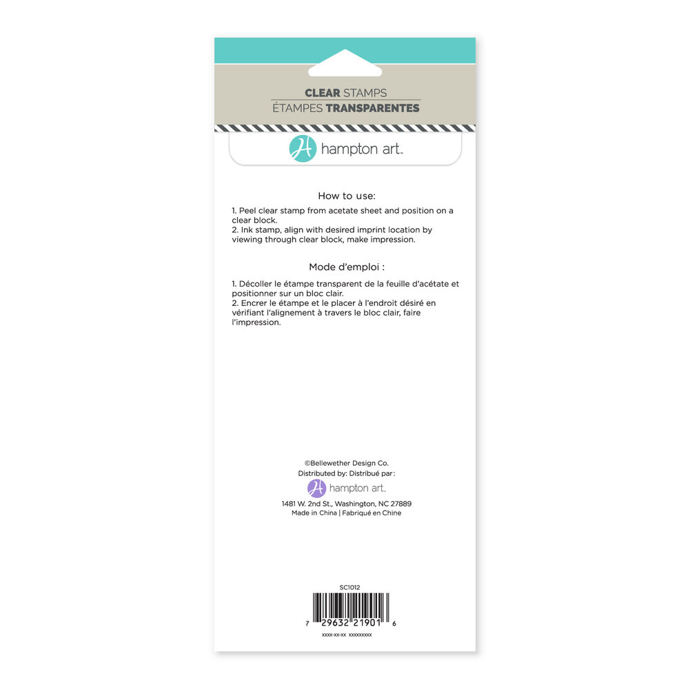 American Crafts Hampton Art Clear Stamps Hello Honey (14pcs) (SC1012-HL) (OUTLET) American Crafts Hampton Art Clear Stamps Hello Honey (14pcs) (SC1012-HL) (OUTLET)