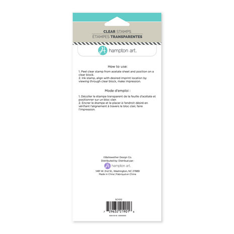 American Crafts Hampton Art Clear Stamps Hello Honey (14pcs) (SC1012-HL) (OUTLET) American Crafts Hampton Art Clear Stamps Hello Honey (14pcs) (SC1012-HL) (OUTLET)