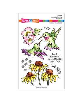 Stampendous Hummingbird Day Clear Stamps (STP-193) (OUTLET)