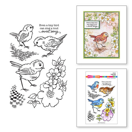 Stampendous Sweet Song Clear Stamps (STP-192) (OUTLET) Stampendous Sweet Song Clear Stamps (STP-192) (OUTLET)
