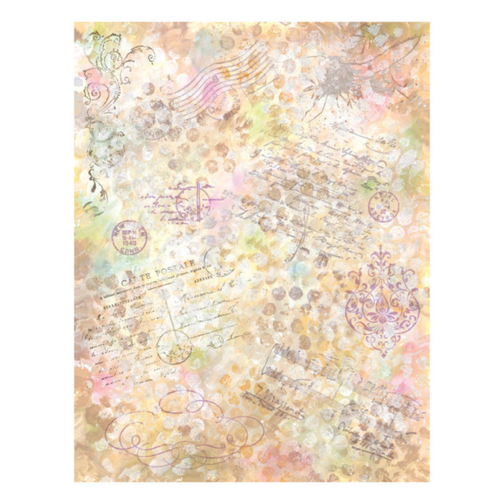 Stampendous Quick Card Backgrounds Joy of Spring (4pcs) (QC-004) (OUTLET)