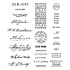 Sign Here Clear Stamps (STP-167) Sign Here Clear Stamps (STP-167)