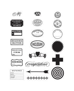 Spellbinders Reading Matter Clear Stamps (STP-168) (OUTLET)