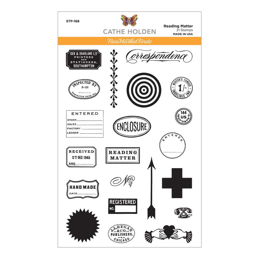 Spellbinders Reading Matter Clear Stamps (STP-168) (OUTLET) Spellbinders Reading Matter Clear Stamps (STP-168) (OUTLET)