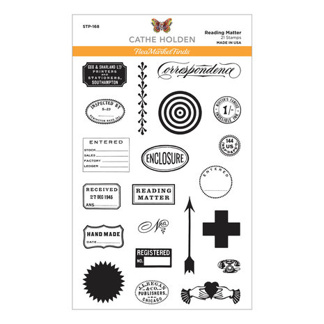 Spellbinders Reading Matter Clear Stamps (STP-168) (OUTLET) Spellbinders Reading Matter Clear Stamps (STP-168) (OUTLET)