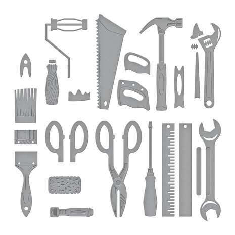 Spellbinders All the Tools Etched Dies (S6-204)