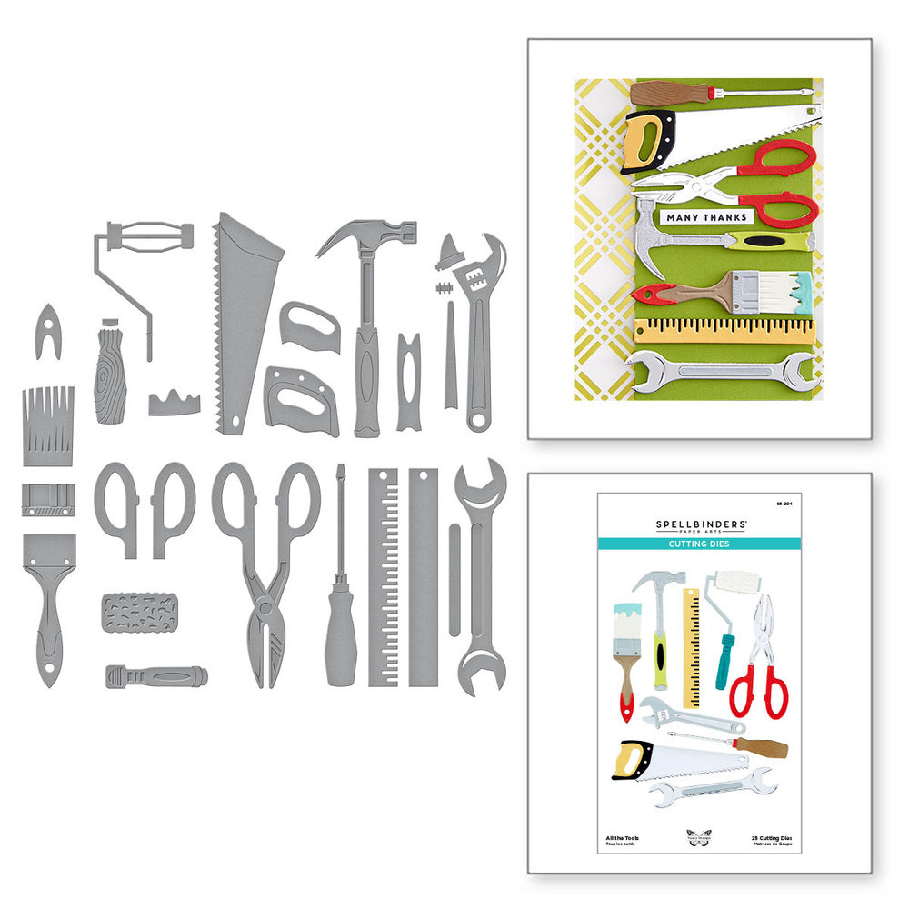 Spellbinders All the Tools Etched Dies (S6-204)
