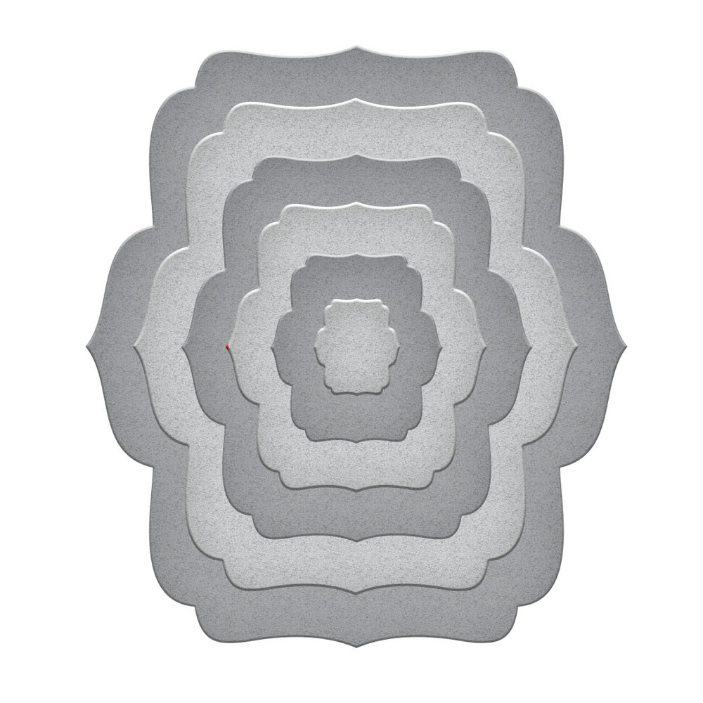 Spellbinders Labels 5 Etched Dies (S4-229) (OUTLET)