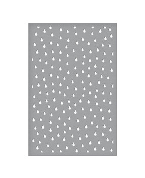 Spellbinders Raindrop Stencil (STN-047) (OUTLET)
