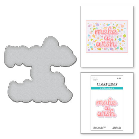 Spellbinders Make A Wish Confetti Etched Dies (S3-473) (OUTLET) Spellbinders Make A Wish Confetti Etched Dies (S3-473) (OUTLET)