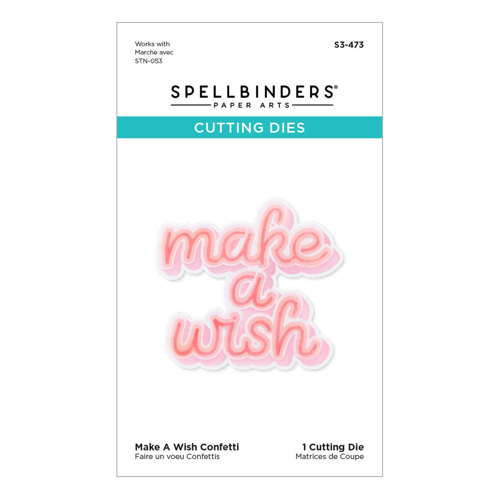 Spellbinders Make A Wish Confetti Etched Dies (S3-473) (OUTLET) Spellbinders Make A Wish Confetti Etched Dies (S3-473) (OUTLET)