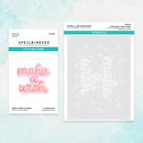 Spellbinders Make a Wish Confetti Stencil and Die Bundle (BD-0751) (OUTLET)