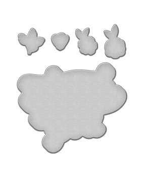 Spellbinders Floral Thank You Etched Dies (S4-1283) (OUTLET)