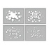 Layered Floral For You Stencils (STN-050) (OUTLET) Layered Floral For You Stencils (STN-050) (OUTLET)