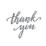 Spellbinders Scripted Thank You Etched Dies (S2-362) (OUTLET)