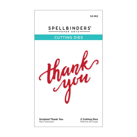 Spellbinders Scripted Thank You Etched Dies (S2-362) (OUTLET) Spellbinders Scripted Thank You Etched Dies (S2-362) (OUTLET)