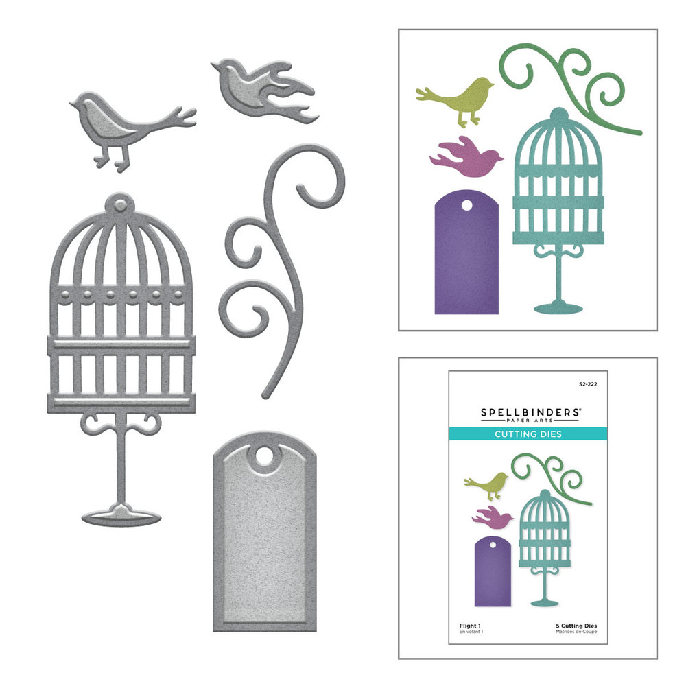 Spellbinders Flight 1 Etched Dies (S2-222) (OUTLET)
