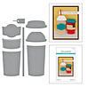 Spellbinders Coffee or Tea Etched Dies (S4-1269) (OUTLET) Spellbinders Coffee or Tea Etched Dies (S4-1269) (OUTLET)