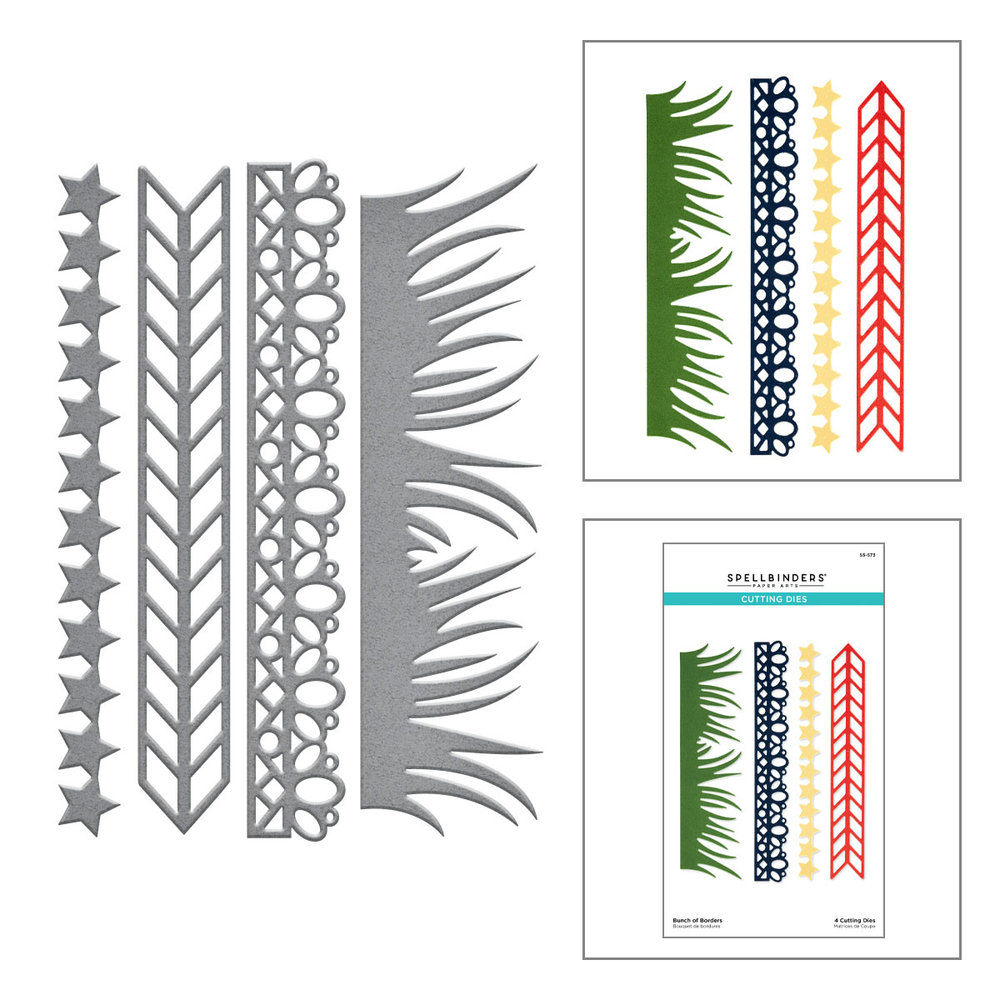 Spellbinders Bunch of Borders Etched Dies (S5-573) (OUTLET) Spellbinders Bunch of Borders Etched Dies (S5-573) (OUTLET)