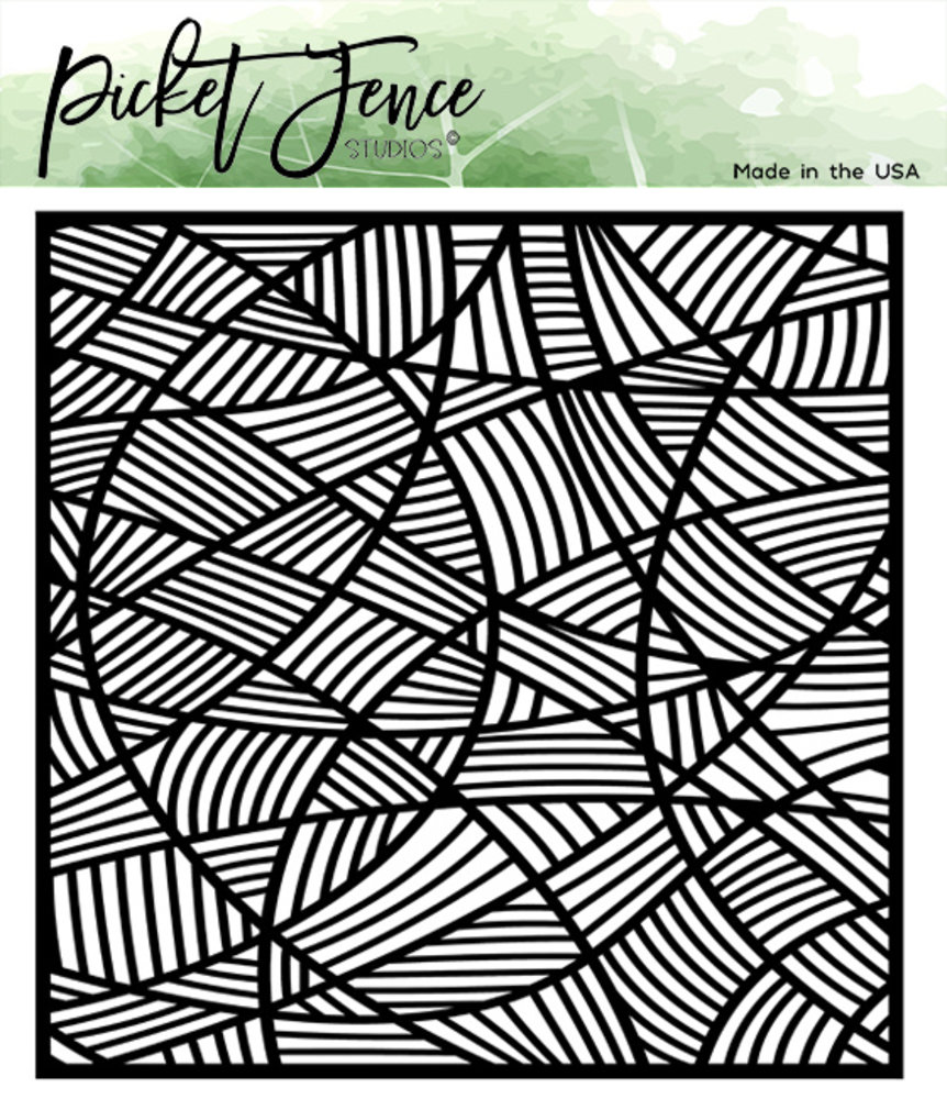 Picket Fence Studios Pathways 6x6 Inch Stencil (SC-368) (OUTLET)