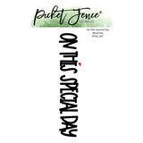 Picket Fence Studios On This Special Day Word 4x6 Inch Metal Dies (PFSD-207) (OUTLET)