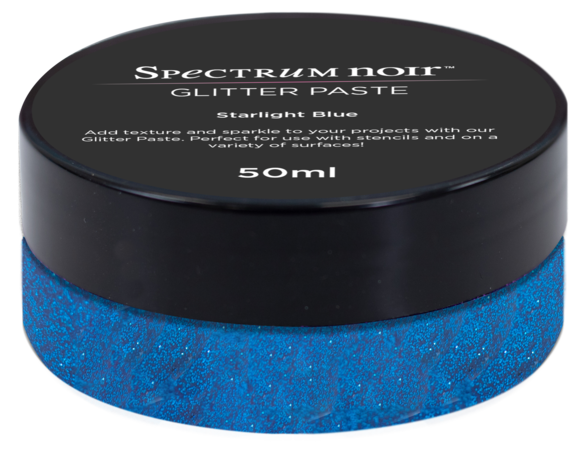 Spectrum Noir Glitter Paste Starlight Blue 50ml (SN-GLIPA-STBL) (DISCONTINUED) Spectrum Noir Glitter Paste Starlight Blue 50ml (SN-GLIPA-STBL) (DISCONTINUED)