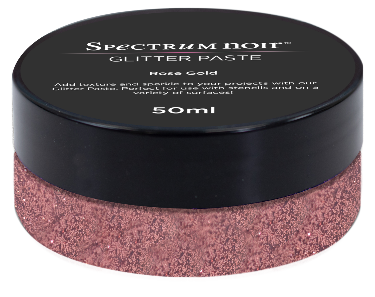 Spectrum Noir Glitter Paste Rose Gold 50ml (SN-GLIPA-ROGO) (DISCONTINUED)