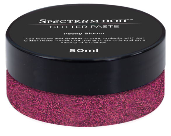 Spectrum Noir Glitter Paste Peony Bloom 50ml (SN-GLIPA-PEBL) (DISCONTINUED) Spectrum Noir Glitter Paste Peony Bloom 50ml (SN-GLIPA-PEBL) (DISCONTINUED)