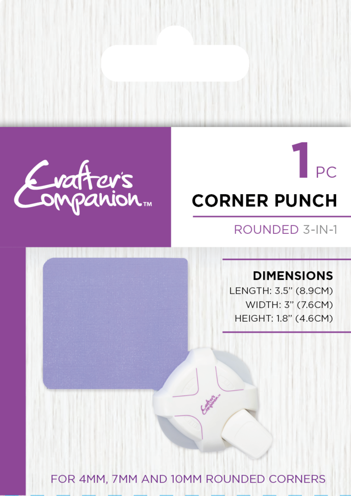 Crafter's Companion Corner Punch Rounded 3-in-1 (CC-CPT-ROUC)