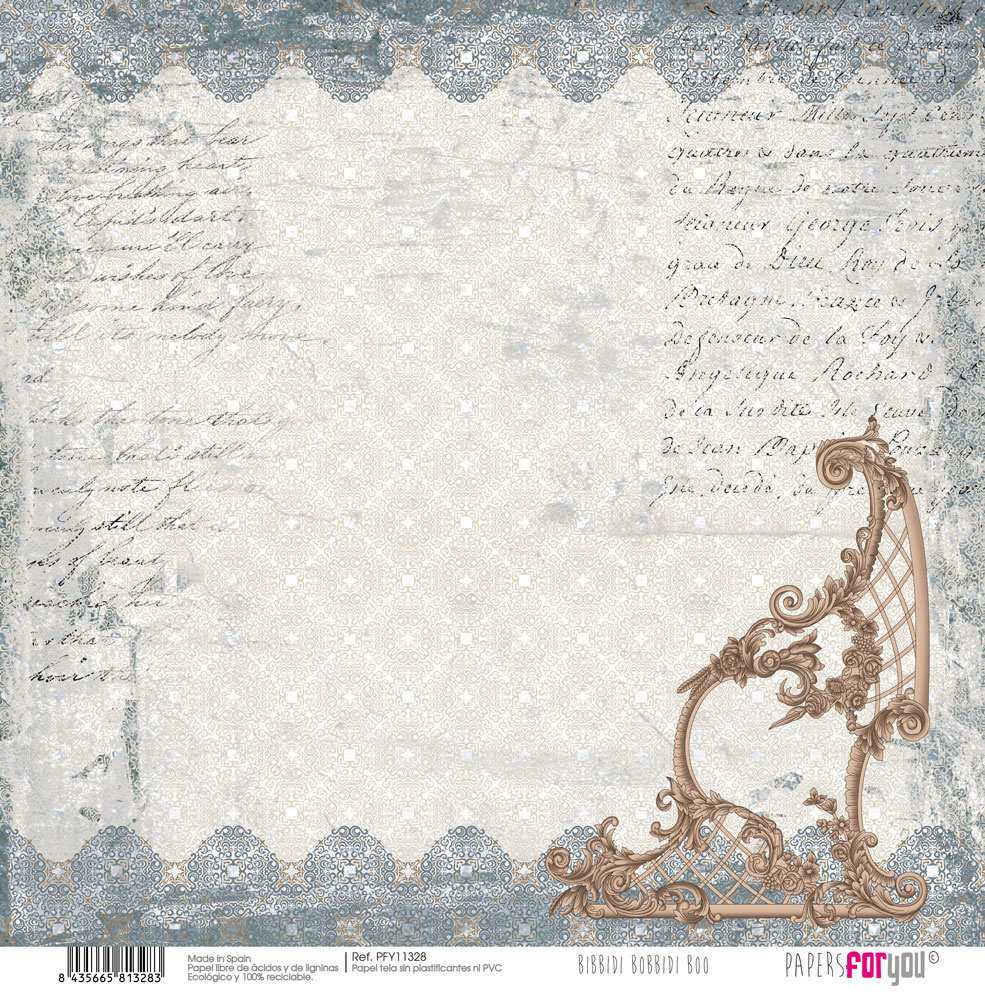Papers For You Bibbidi Bobbidi Boo Canvas Scrap Pack (8pcs) (PFY-11327) (DISCONTINUED)