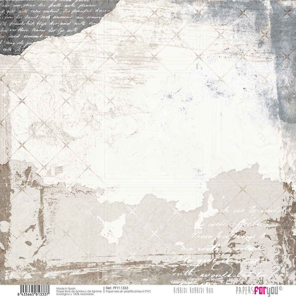 Papers For You Bibbidi Bobbidi Boo Canvas Scrap Pack (8pcs) (PFY-11327) (DISCONTINUED)