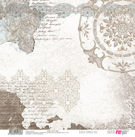 Papers For You Bibbidi Bobbidi Boo Canvas Scrap Pack (8pcs) (PFY-11327) (DISCONTINUED)