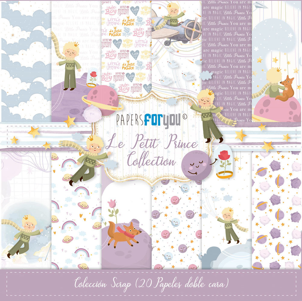 Papers For You Le Petit Prince Mini Scrap Paper Pack (20pcs) (PFY-10693) (DISCONTINUED) Papers For You Le Petit Prince Mini Scrap Paper Pack (20pcs) (PFY-10693) (DISCONTINUED)