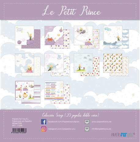Papers For You Le Petit Prince Midi Scrap Paper Pack (20pcs) (PFY-11258) (DISCONTINUED)