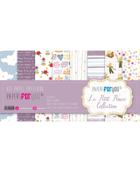 Papers For You Le Petit Prince Canvas Scrap Pack (8pcs) (PFY-10703) (DISCONTINUED)