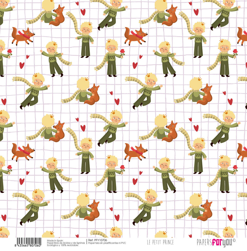 Papers For You Le Petit Prince Canvas Scrap Pack (8pcs) (PFY-10703) (DISCONTINUED) Papers For You Le Petit Prince Canvas Scrap Pack (8pcs) (PFY-10703) (DISCONTINUED)